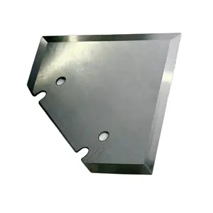 Custom triangular double edge paper cutting blade for paper cutter machine