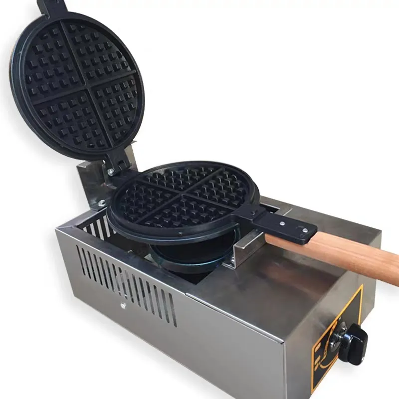 Gaufrier pour gaufrier, 1 mini appareil de cuisson à gaz, acier inoxydable, usage domestique