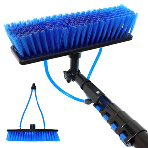 Extentool - Kit de Limpieza de Paneles Solares con Barra Telescópica de 4.6 m, Cabezal de Cepillo Ajustable, Herramienta para Limpieza de Ventanas con Alimentación de Agua - Product Image 5