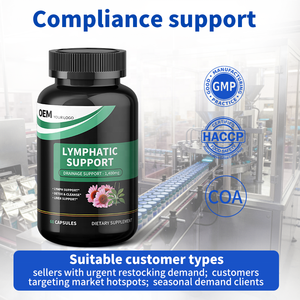 Cápsulas OEM para Drenaje Linfático, Suplemento de Apoyo al Sistema Linfático, Fórmula y Empaque Personalizados, Ventaja de Costo por Volumen y Suministro Estable - Product Image 5
