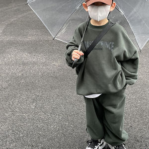 Vêtements pour enfants, automne-hiver, garçons, mode, confortables, style japonais et coréen, ensembles de survêtements pour garçons - Product Image 5
