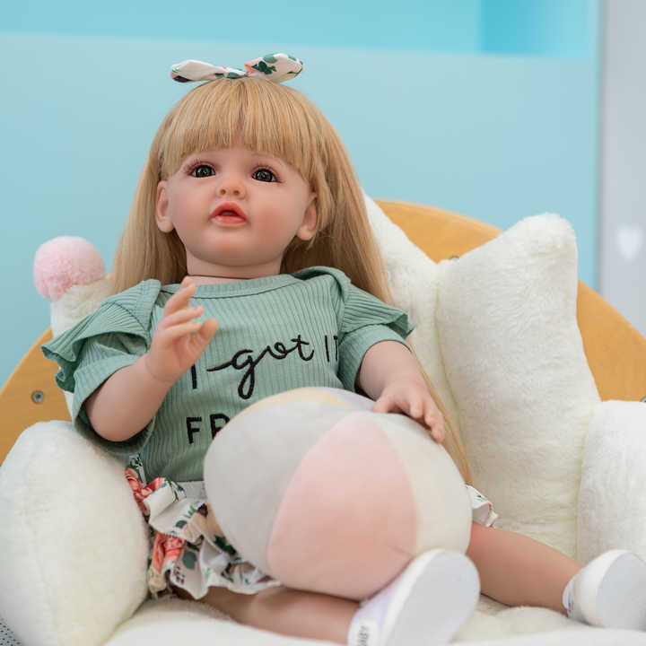 NPK 24inch Already Finished Doll Reborn Toddler Girl Baby Doll 