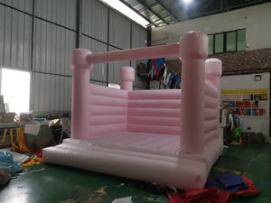 Château gonflable à sauter en PVC de couleur pastel clair, <span class=keywords><strong>best</strong></span>-seller, blanc, à vendre - Product Image 6