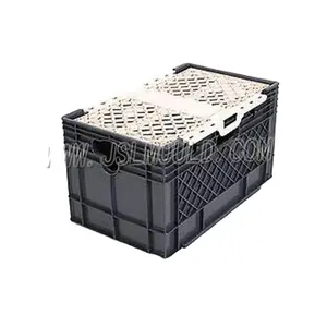 Experienced CustomInjection Plastic Milk Crate with lid Mould