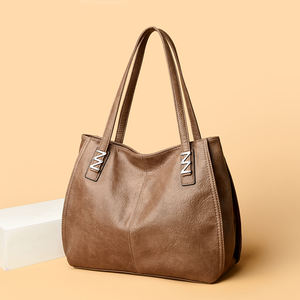 Bolso Tote de Material PU de Alta Calidad. Con diseño de patrón geométrico. El forro está hecho de poliéster.6436 - Product Image 4