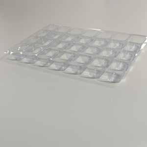 Organizzatore di Pillole Trasparente Personalizzato, Vassoio Settimanale per Medicinali, Confezione Monouso in Plastica PET per Capsule - Product Image 2