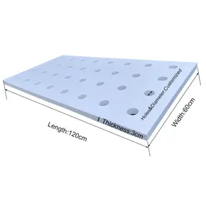 Hydroponics Floating Board Raft System For Leafy Vegetables Microgreen Tray Hydroponics Floating Board In Greenhouse