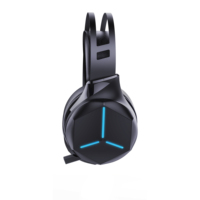 Casque Gaming Honcam PS4 PS5 BT avec Micro Sans Fil, Lumières RGB, Faible Latence 20ms
