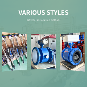 デジタル電磁式液体流量計 24VDC/220VAC-RS485 トランスミッター 高精度 <span class=keywords><strong>IP65</strong></span> IP68 OEM 炭素鋼 水用 - Product Image 5