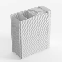 Nouveau design de salle à manger pliante en plastique pour événement de mariage Mobilier d'extérieur Chaise pliante moderne en plastique blanc pour l'extérieur