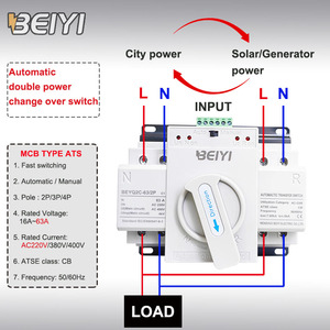 Geïntegreerde/Verdeelde Autoatische de Overdrachtschakelaar van ATS voor Generator