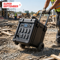 Generador Portátil de Alta Resistencia BP360C de 3600W, Estación de Energía LiFePO4 con Protección IP66 a Prueba de Agua para Obras de Construcción y Emergencias