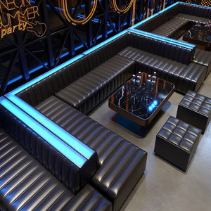 Luxury Hotel Music KTV Booth Sofa Bar Furniture Sets With Coffee <strong>Beer</strong> <strong>Table</strong> and Pub Restaurant Bar Stools - Product Image 6