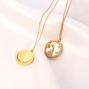 colle Bracelet en acier inoxydable mignon motif étoile plaqué argent avec Zircon pour cadeau de fête de fiançailles de mariage - Product Image 5