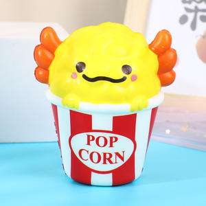 Juguete Antiestrés Creativo de Rebote Lento, Lindo Juguete Sensorial para Apretar con la Mano, Juguete para Aliviar el Estrés, Salamandra Axolotl - Product Image 5