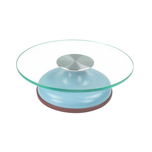Bánh trang trí nguồn cung cấp bánh ngọt <span class=keywords><strong>cupcake</strong></span> hiển thị bảng quay xoay bánh Đứng Xoay Tấm nướng bánh kính bàn xoay - Product Image 1