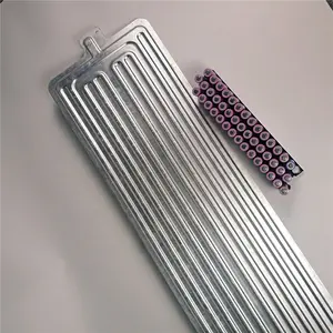 Laser guss Hartlöten Lithium-Ionen-Batterie Verdampfer Multi ports Kühlmittel Wärme austausch Aluminium-Kühl platte