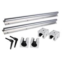 HIWIN HG Support en acier inoxydable pour axe optique à verrouillage, rail de glissière linéaire pour table coulissante CNC Sbr16-50 pour le travail du bois
