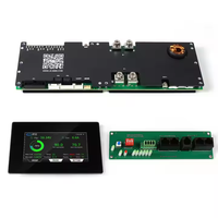 JkBMS V19 JK Inverter BMS 16S 300A 4.3 pouces écran LCD batterie LiFePO4 avec RS485/CAN/UART 48V application BT