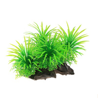 Petites plantes artificielles en plastique PKY pour aquarium, décorations et ornements pour aquascaping
