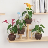 Plantes artificielles avec pots, plante artificielle en pot personnalisable, plantes artificielles réalistes pour la décoration intérieure de la maison, du bureau et de l'hôtel