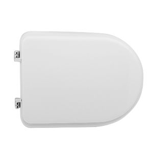 Asiento de inodoro para Althea Melrose, forma de jarrón, 7, color blanco, 50,5 cm de largo, 37,5 cm de ancho - Product Image 1