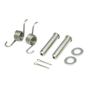 Pedane NRTeam per Husqvarna TC 125 16-22 Motocross Dirt Bike parti in acciaio al carbonio con coppia di perni + molle Air Shipping - Product Image 1