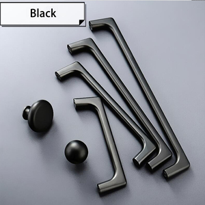 Moderner Schwarzer Schrankgriff Hochwertiger Küchengriff Langlebiger Möbelgriff für Zuhause - Product Image 5