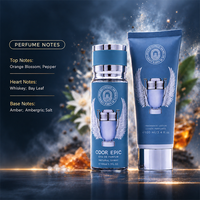 Coffrets Cadeaux de Parfums Arabes de Luxe en Gros – Vaporisateur 110ml et Lait Corporel 100ml pour Hommes, Parfum Poivre, Sel et Ambre Gris