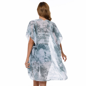 Summer Chiffon Shawl Scarves for Beach Cardigan Dress Bikini Kimono <strong>Cover</strong> <strong>up</strong> for Ladies Sun Protection Wrap Shawl Beach <strong>Cover</strong> <strong>up</strong> - Product Image 2