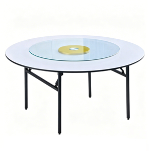 Round Folding <strong>Tables</strong> for Hotel Banquet <strong>Halls</strong> Events Parties and Weddings Round Banquet <strong>Tables</strong> <strong>White</strong> Simple Dining <strong>Tables</strong> - Product Image 1