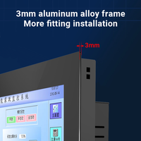 PC Todo en Uno sin Ventilador, Panel PC Industrial con Pantalla Táctil Todo en Uno, Monitor Industrial de 10.4", 12.1", 15", PC Integrado para Montaje en Pared
