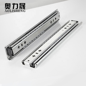 53mm Largeur Télescopique de matériel de meubles Résistant Industriel roulement à billes pousser pour ouvrir la glissière du tiroir rail - Product Image 4
