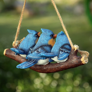 Creative and cute cartoon animal <b>swing</b> ornament—ideal for outdoor pastoral gardens villa courtyards home decor - Product Image 6
