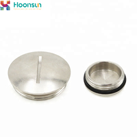 Tapón Ciego de Latón con Cabeza Redonda PG11, Tapón Metálico para Orificios, Impermeable IP54, Uso Industrial