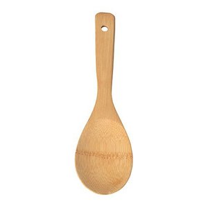 Cuillères à riz en bambou, ensemble de 2 pièces, ustensile de cuisine en bois naturel pour servir le riz, outil de cuisson - Product Image 3