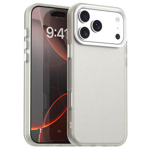 Funda Protectora para Cámara de Teléfono Móvil iPhone 17 Air, Color <span class=keywords><strong>Azúcar</strong></span> Mate, Anti-caídas, Marco Metálico, para iPhone 17 16 Pro Max - Product Image 6