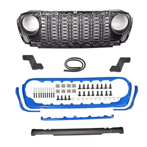 Nueva Rejilla Delantera de Repuesto para Wrangler JL/JT 2018-2024, ABS para Gladiator JT <span class=keywords><strong>Rubicon</strong></span> Sahara Sport - Venta al Por Mayor Directo de Fábrica - Product Image 1