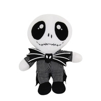 Peluche Halloween Jack Poupée bizarre de Lisa Poupée de décoration de fête visage fantôme cauchemar de Noël