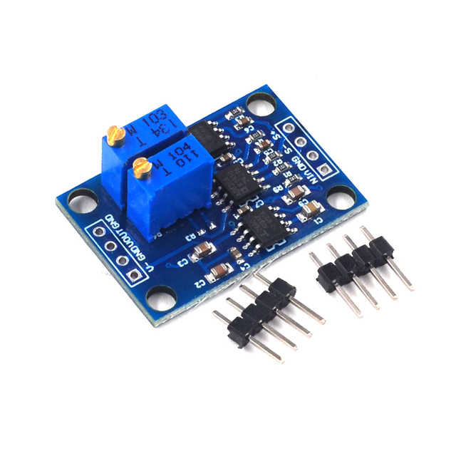 Aizesion AC DC Microvolts Millivolt Voltage Amplifier Module Instrumentation Amplifier AD620 Transmitter Adjustable 32x22mm