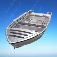 Perahu Pancing Aluminium Alloy 4.2m, Perahu Jon Aluminium 4-6 Kursi, Kapal Air, Mendukung Motor Tempel Bensin dan Listrik