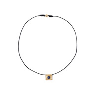 Collier long pour femme en cuir et pierre naturelle, style rétro sud-ouest, avec pendentif unique en forme de cœur exotique, design ethnique