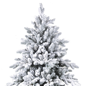 210CM Prelit Với 800 Đèn LED Trắng Ấm Cây Thông Giáng Sinh Nhân Tạo Tuyết Xanh - Product Image 6