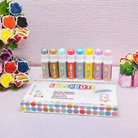 Stylo à points effaçable lavable pour bébé, stylo à aquarelle lavable pour enfants de maternelle, ensemble de marqueurs artistiques