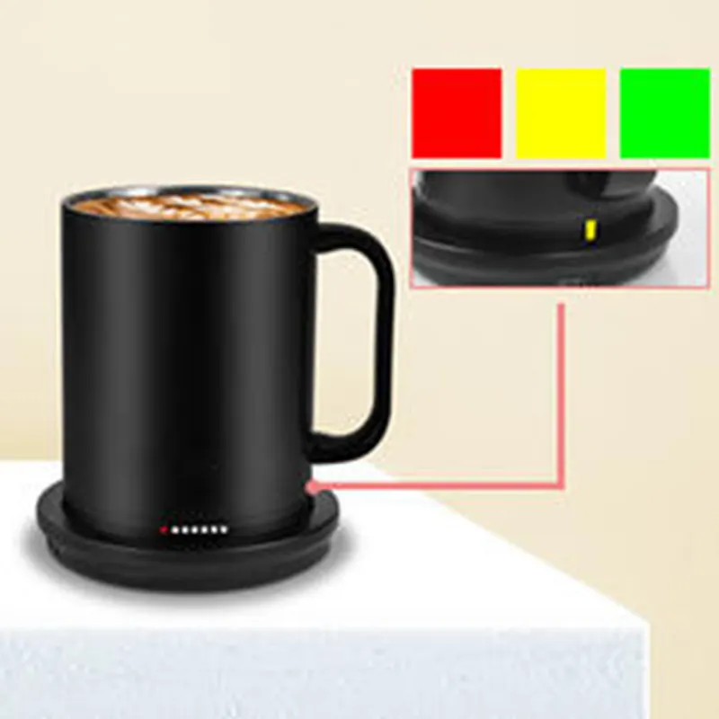 Kiểm soát nhiệt độ thông minh Mug tự sưởi ấm cốc hiện đại thông minh Nhà bếp công cụ chân không cà phê & Trà Công cụ thép không gỉ SS 304 1 cái