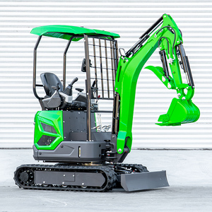 Mini Excavadora de 1.8 Toneladas con Motor 5 Aprobado por la EPA, Orugas de Goma para Trabajos de Construcción, Compacta - Product Image 3