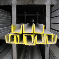 Acier profilé en U S235JR SS400 Q235B pour pliage à froid 90x45x4.5mm 260x82x7.5mm pour structure de montage solaire