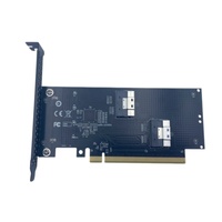 PCIe 4.0 Expansion Card, Gen4 Adapter Card, 16x to SlimSAS Protocol SFF-8654-8i for Multi-GPU Setup