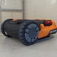Modèle publicitaire de tondeuse à gazon robotisée géante gonflable LED personnalisée pour la promotion d'équipements/marques/expositions
