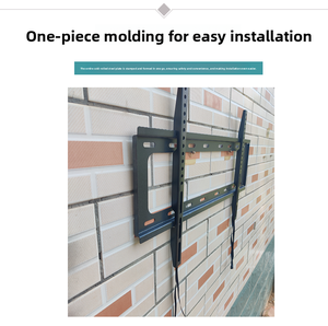 Supporto a Parete per <span class=keywords><strong>TV</strong></span> <span class=keywords><strong>al</strong></span> Plasma Changchangshun, Staffa Fissa in Acciaio Resistente per <span class=keywords><strong>TV</strong></span> LED 40-85 Pollici, Standard VESA 600x500 - Product Image 5